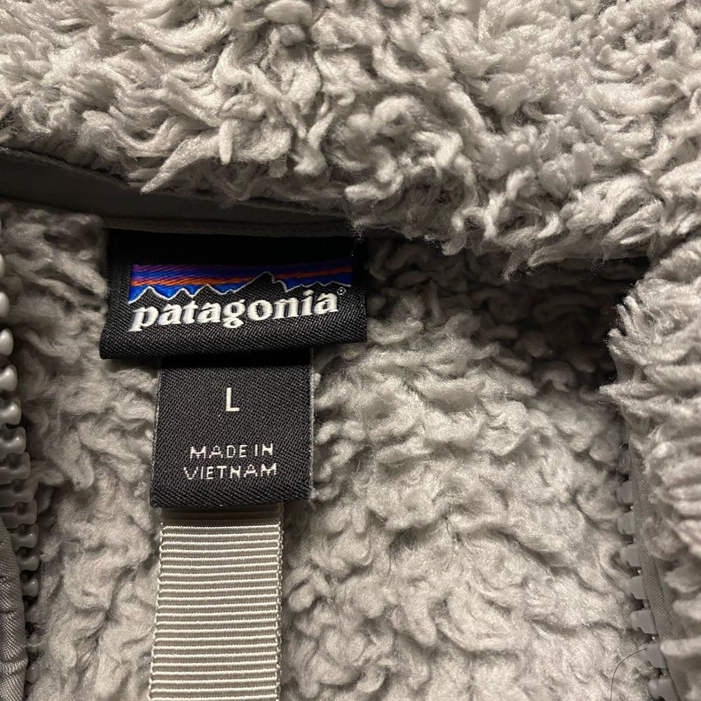 Patagonia Soft Gray Sherpa Fleece